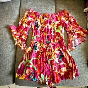 Shorts romper from express